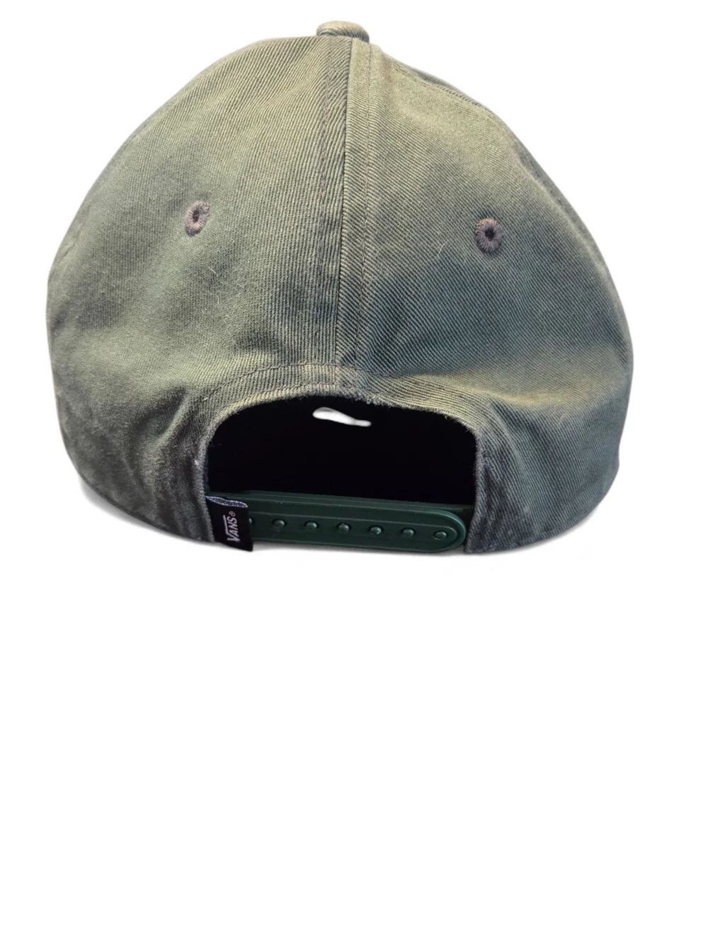 Vans Olive Green Embroidered 'Off The Wall' Snapback Hat - Picture 4 of 5